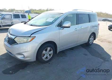 2014 Nissan Quest Sv из США, поврежденный, VIN JN8AE2KP9E9103923